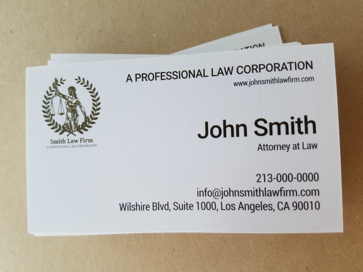 Attorney Business Cards by Aladdin Print